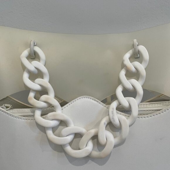 Charles & Keith Women's White Hand Bag - Picture 4 of 12